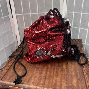Lucky 7 , women, Made in USA, Bag Red Sequins For Party Nice Style .!